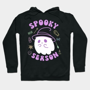 Spooky Season Kawaii Pastel Goth Cute Witchy Ghost Halloween Hoodie